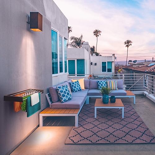 Miniatura 9 de Step Up - Tendedero para lavandería, montado en la pared, retráctil, capacidad de 60libras, 20pies lineales, con plantilla de pared y broca de