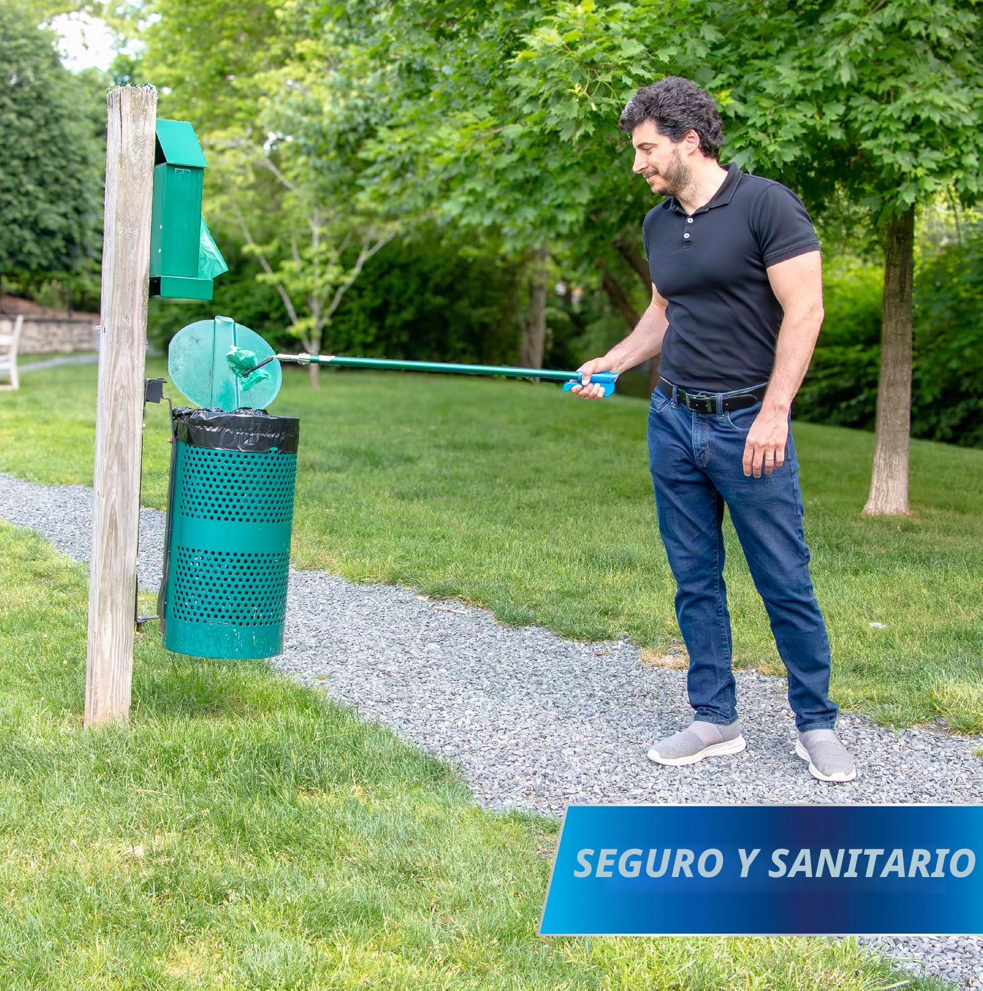 Unger Professional 36" Nifty Nabber Reacher-Herramienta de Agarre y recogedor de Basura, Seleccionar, Verde, 91.44 cm