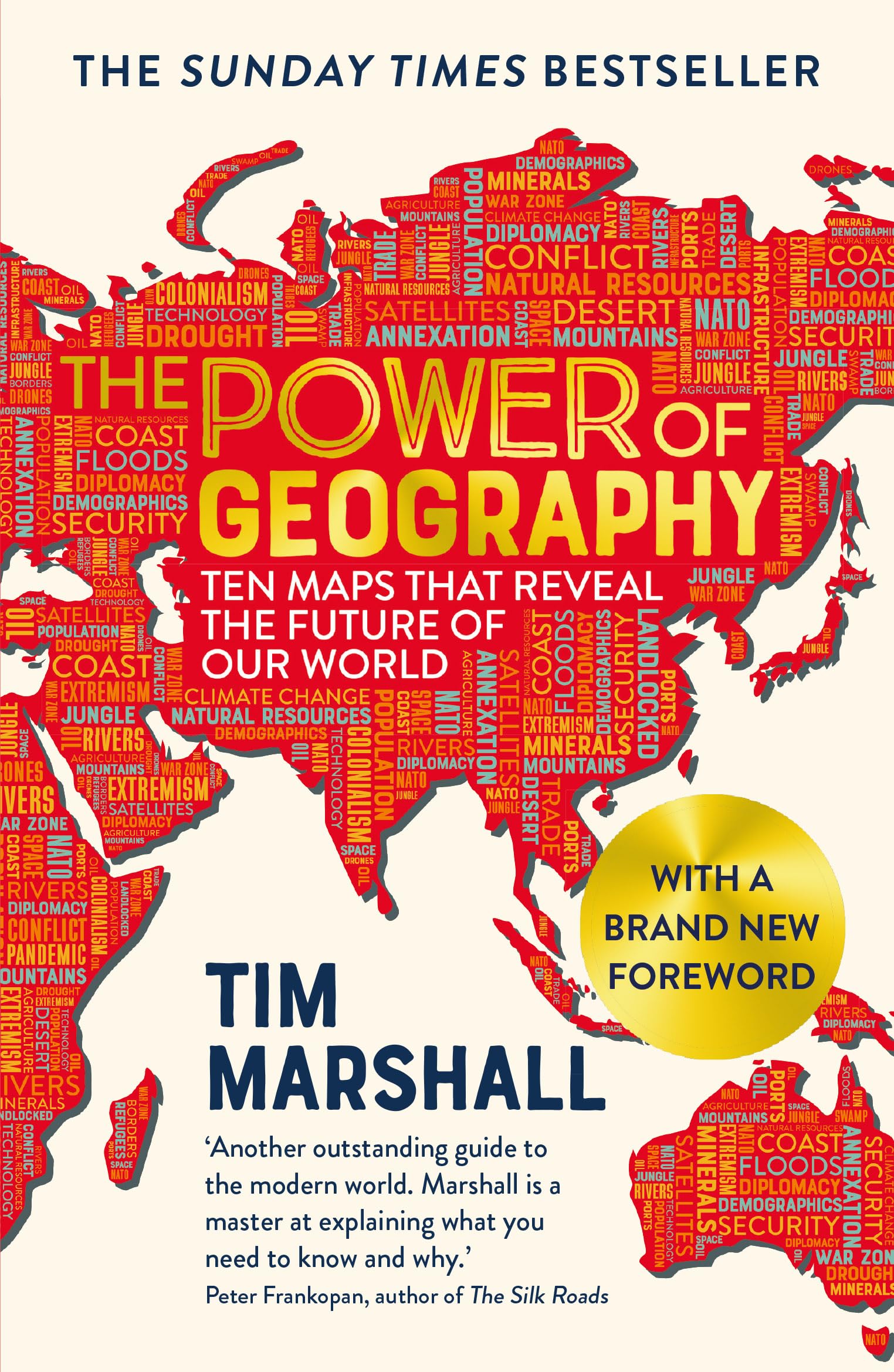 The Power of Geography by Tim Marshall (Paperback Book)