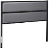 Zinus Modern Studio Upholstered Metal Headboard, Full