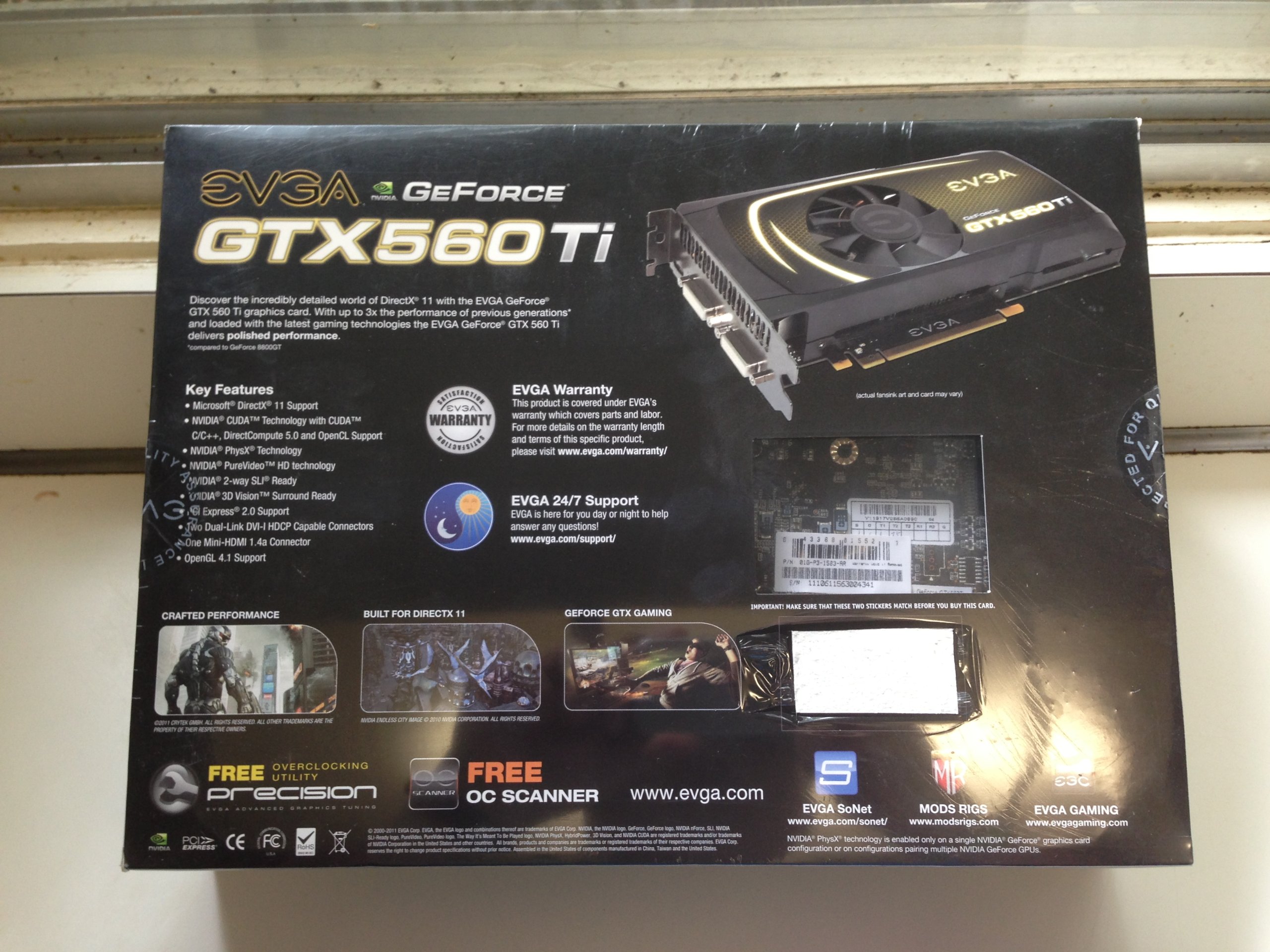 Amazon.com: EVGA GeForce GTX 560 Ti FPB 1024 MB GDDR5 PCI Express