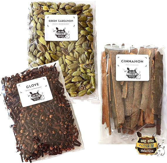 ヘラ味屋スパイス セイロンシナモンスティック グリーンカルダモンホール Ceylon Cinnamon Stick 50g Green Cardamon Whole 50g カレースパイスセット 無添加 香辛料 Spice Store Hela Ajiya Fwhtolzehg Laoofficialgazette Gov La