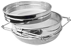 VIVO Stainless Steel Honey Strainer Double Sieve, Bee Keeping Equipment Filter BEE-V101H