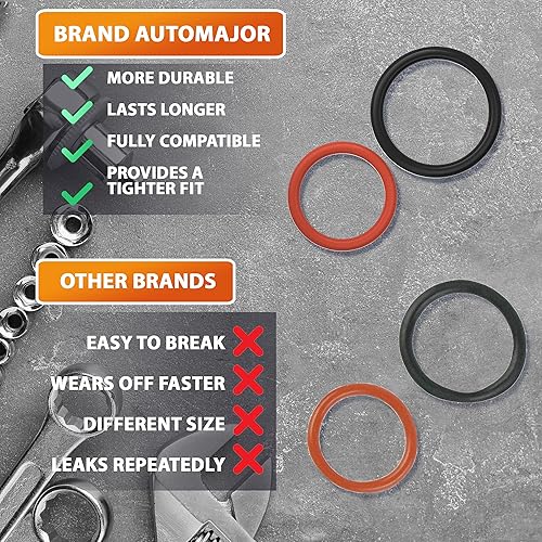 Miniatura 7 de 2 sellos de junta tórica de entrada y salida de goma para bomba de dirección asistida, kit 91345-RDA-A01  91370-SV4-000 de repuesto para HondaAcura