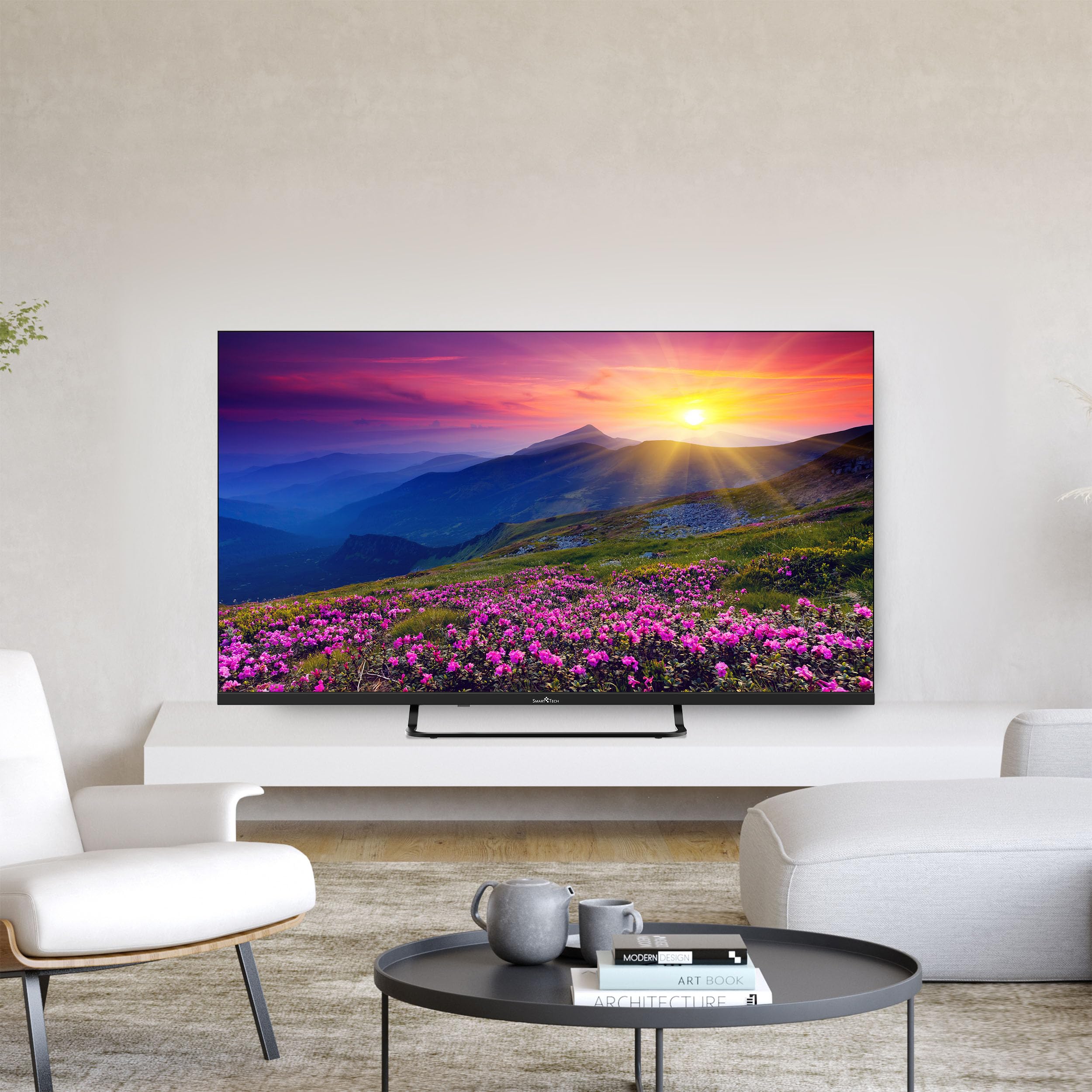Smart Tech 40FV02V Fernseher 40 Zoll Smart TV VIDAA - Fernseher mit Full HD Auflösung, Bluetooth und Triple-Tuner, LED TV (2026)
