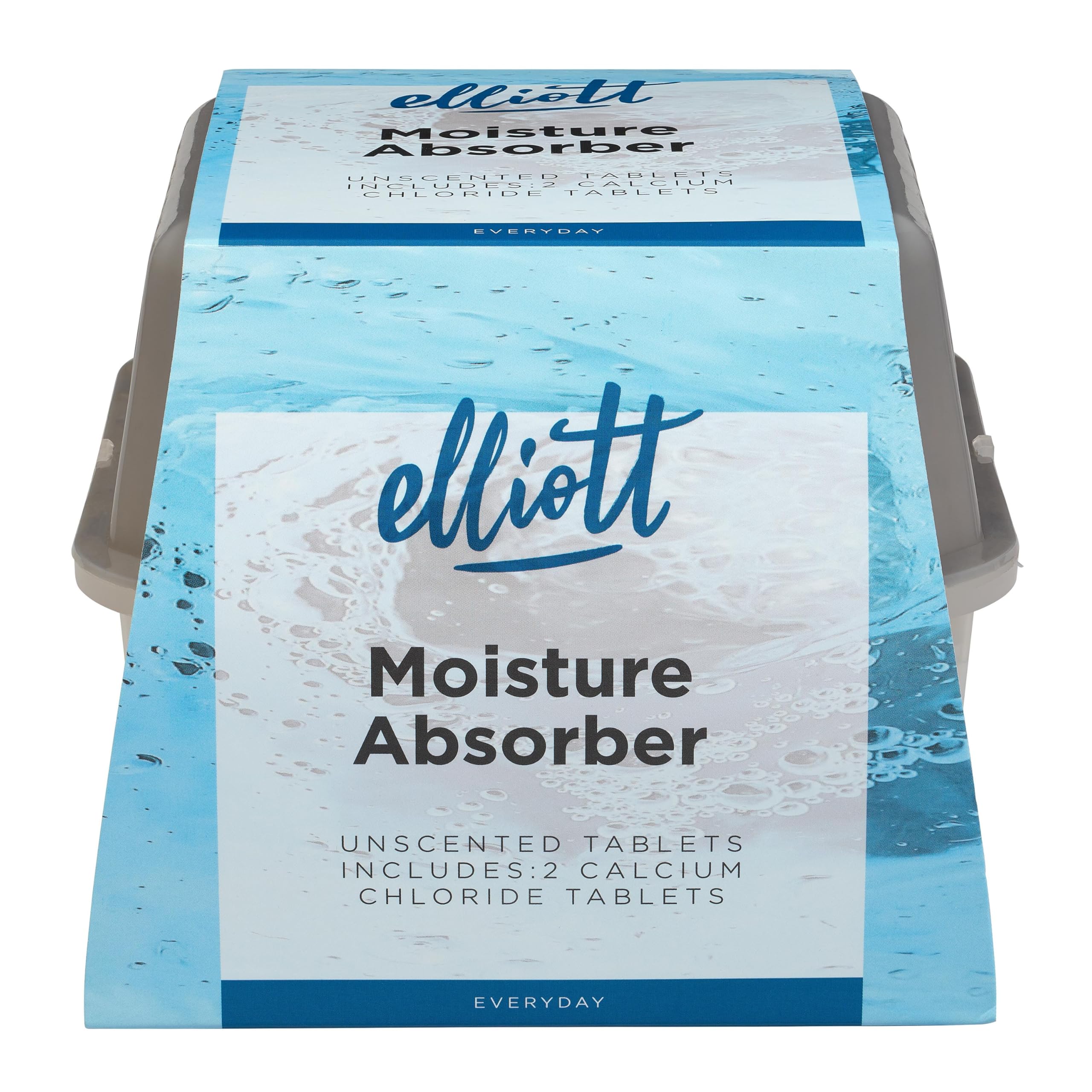 Elliott Moisture Absorber Pack of 2 - Unscented for a Fresh and Dry Home: Reduces Excess Moisture In: Cars, Caravans, Motorhomes,Garages,Sheds,Basements, etc
