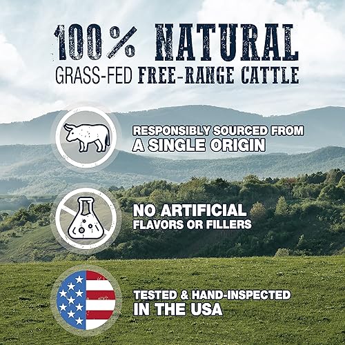 Miniatura 2 de Cadet Bully Hide Sticks para perros pequeños, pizza de carne de res totalmente natural, ingredientes limitados de larga duración masticables para