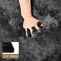 Vista 5 de EHEYCIGA Cama Esponjosa para Jaula de Perros Grandes, Almohadilla de Jaula de Piel Sintética Afelpada, Cama Calmante Anti-Ansiedad para Perros