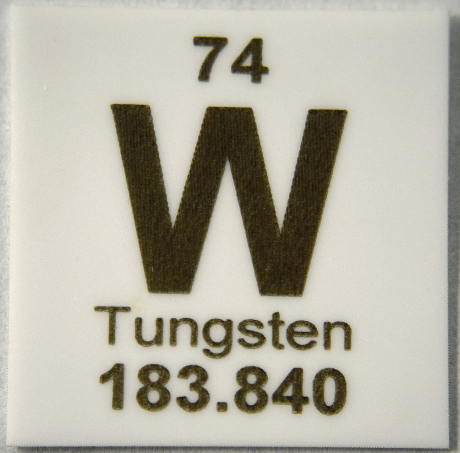 "Tungsten" 1" x 1" Elemental Ceramic Column Scoring Wafer