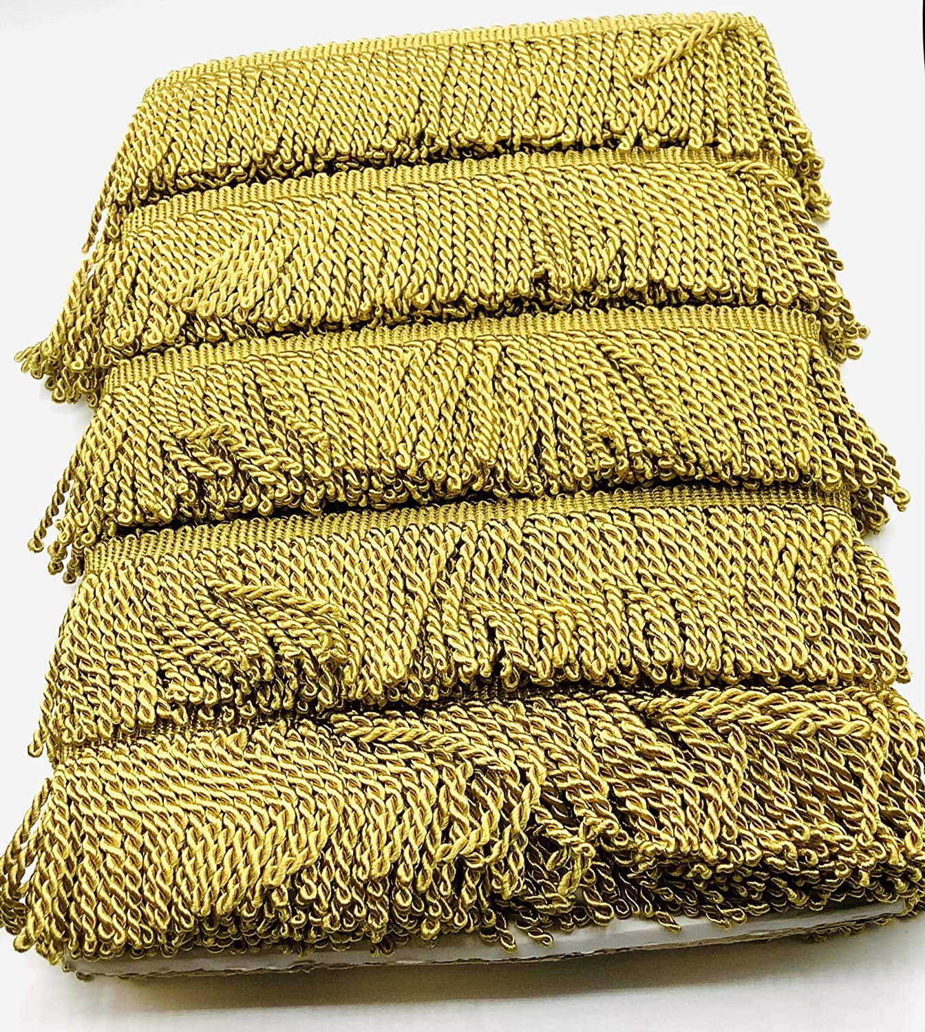 Antique Gold 3 INCH Bullion Fringe 11 Yards