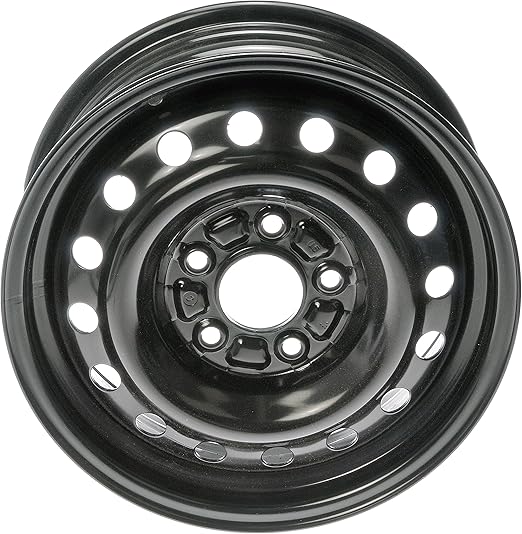 Dorman 939-196 15 x 6 In. Steel Wheel Compatible with Select Hyundai / Kia Models, Black