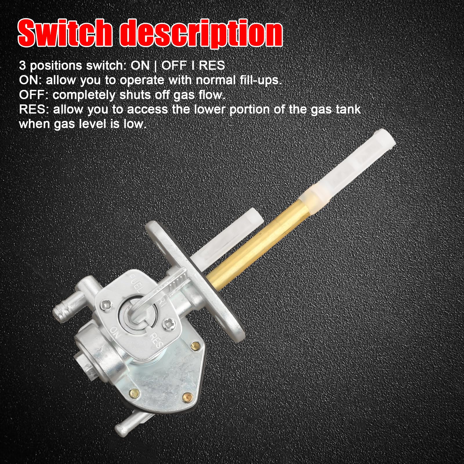 その他 Pettanko.05 Amazon.com: Fuel Valve Petcock Shut Off Tank Switch Fits For