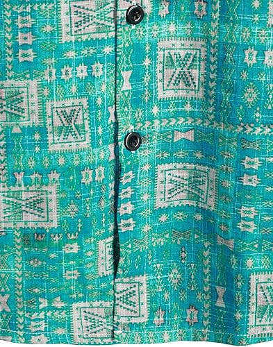 Miniatura 6 de VATPAVE Camisas hawaianas con bolsillo frontal para hombre, camisas florales casuales de manga corta con botones, camisas tropicales para la playa