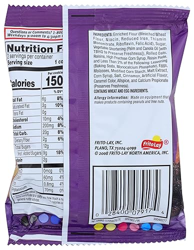 Miniatura 2 de Grandma's Galletas de avena con sabor a pasas, 4 paquetes de 2 por paquete