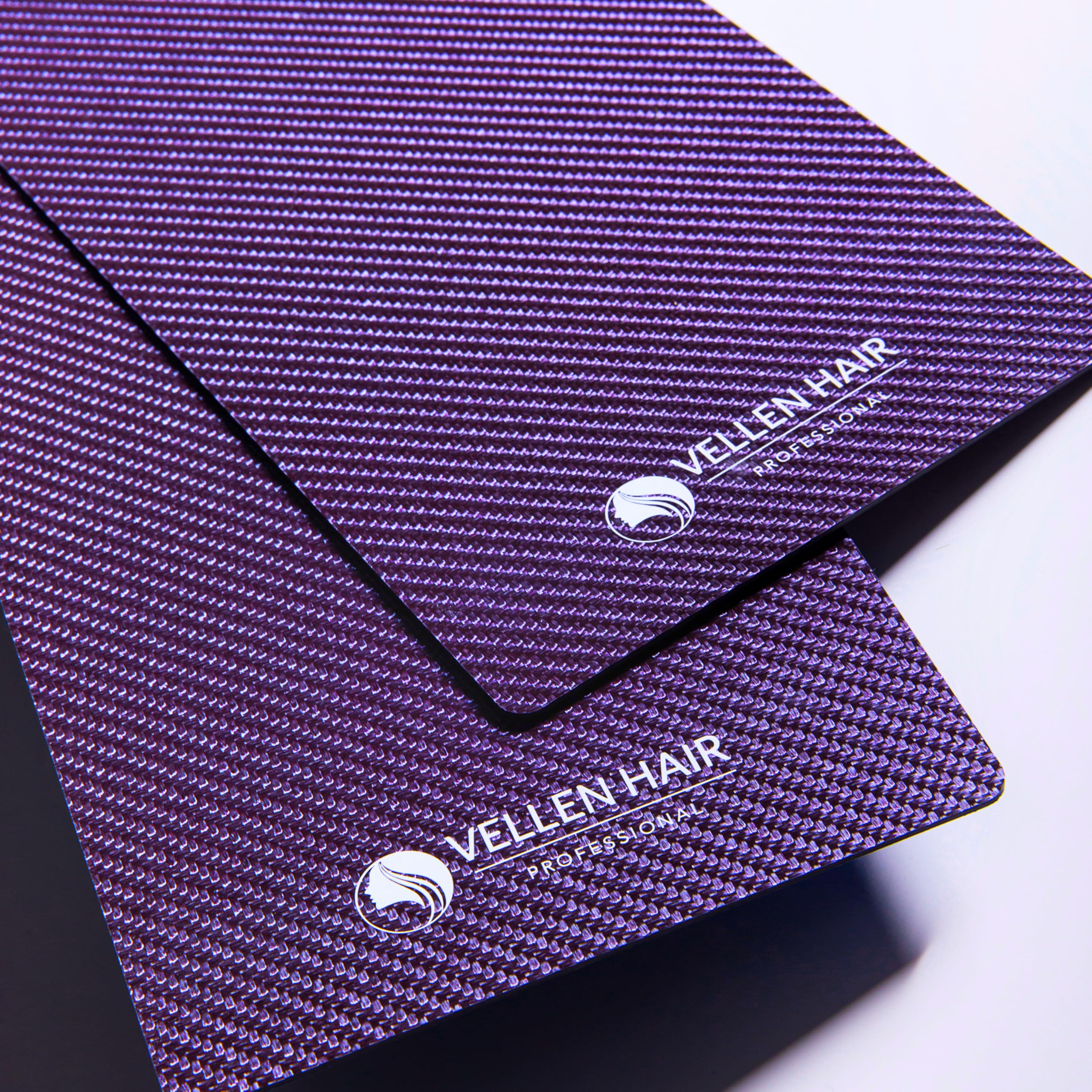 VELLEN HAIR Tavola Professionale in Fibra di Carbonio per Foil/Balayage, Tavola Extra Leggera per Colorazione Capelli - Viola