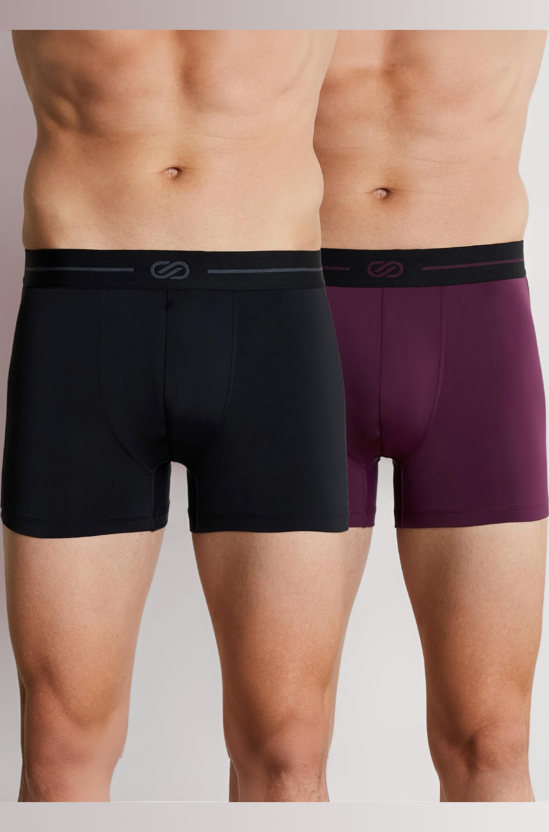 Symbol Premium Men's Microfiber Blend Ultra-Soft Stretch Trunks | Underwear (Available in Combo Packs)