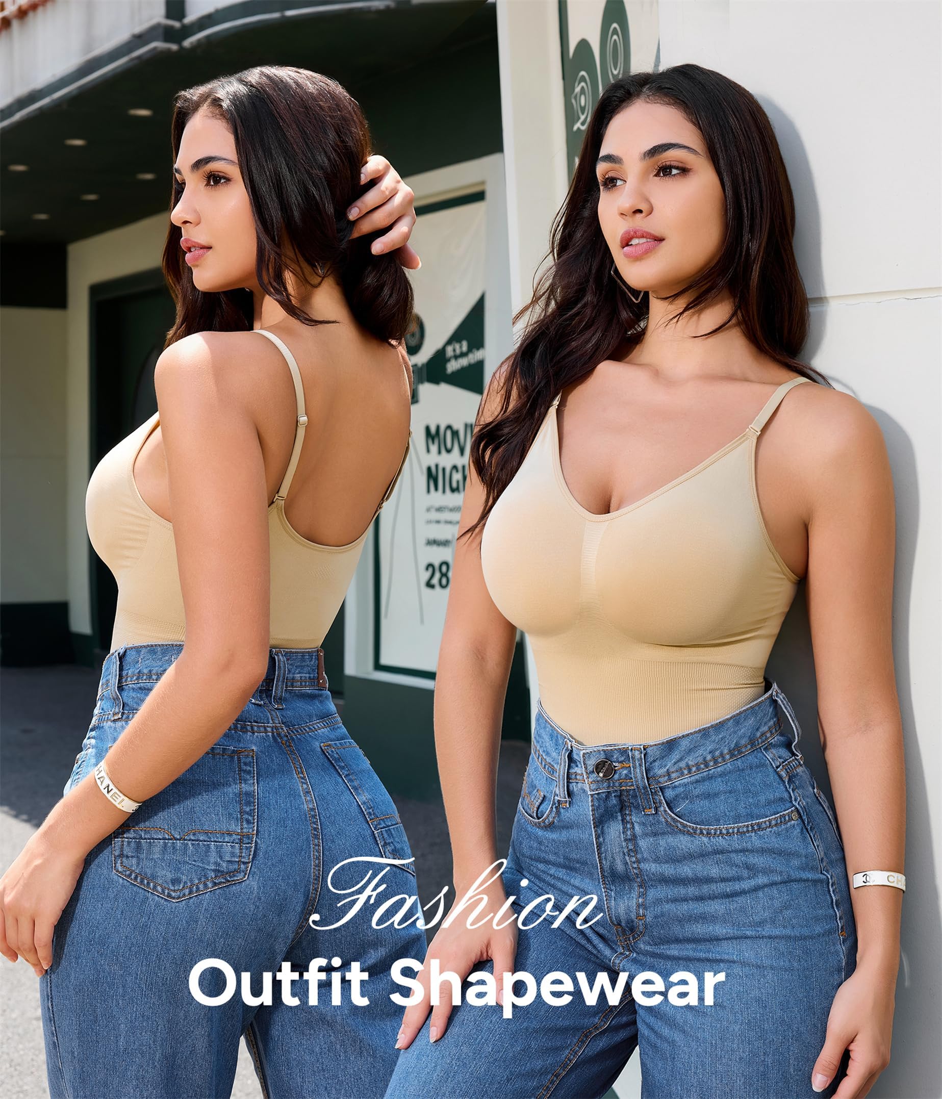Junlan Body Gainant Femme Ventre Plat Gaine Amincissante Sculptant Minceur Shapewear Bodysuit Invisible