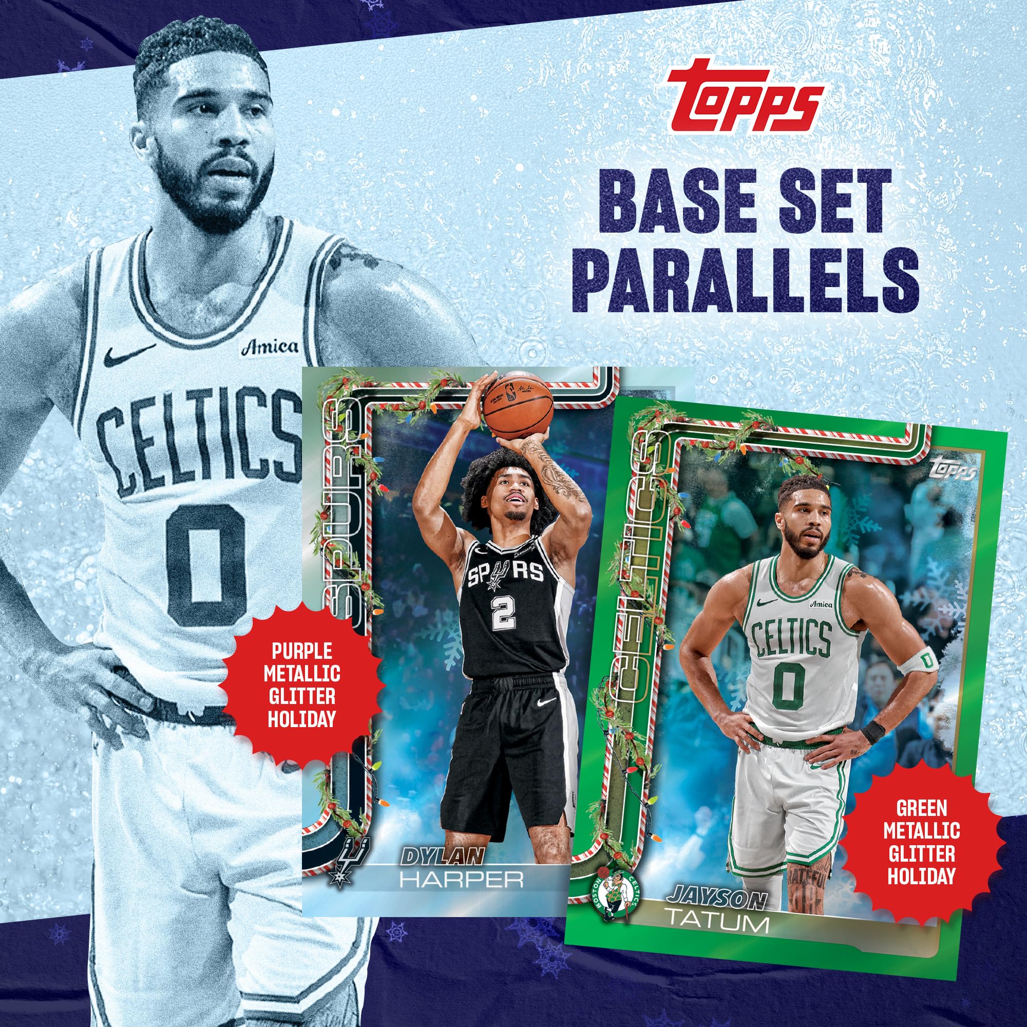 Ballon de Basket des fêtes Topps 2025 – scellé en Usine – Mega Box