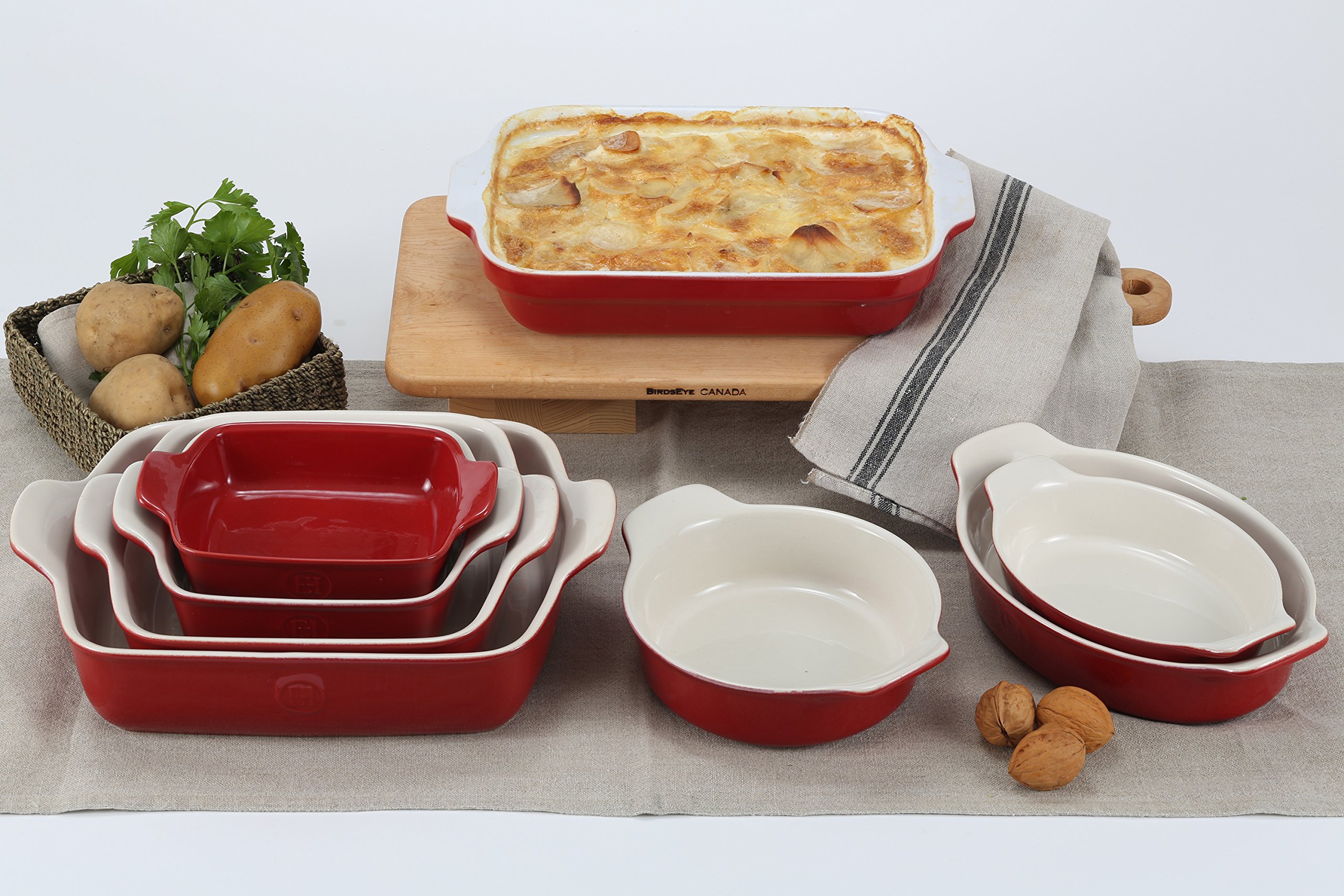 エミール・アンリ　耐熱オーブンウェア　レッド エミール・アンリ 耐熱オーブンウェア レッド エミール・アンリ レッド