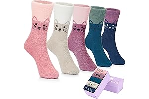 5 Pairs Fuzzy Cozy Socks for Women: The Ultimate in Comfort and Warmth