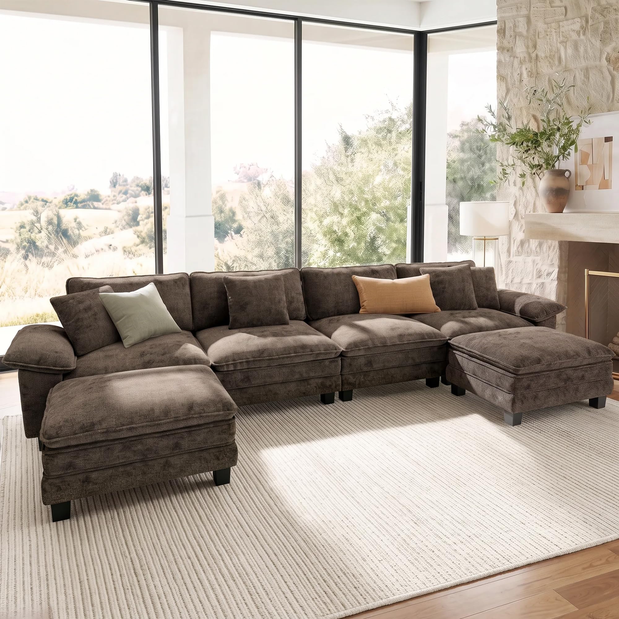 SUNSHINE VALLEY U Shaped Modular Cloud Couch