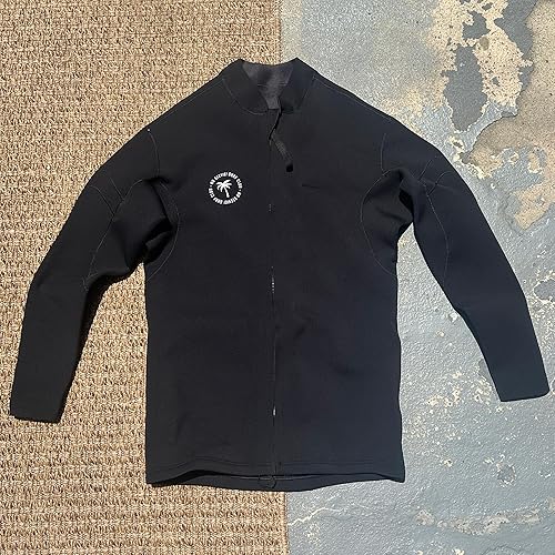 Ho Stevie! Surfing 2mm Wetsuit Jacket - Front Zip, Easy On/Off - Stays in Place with Boardshorts Tie Loop