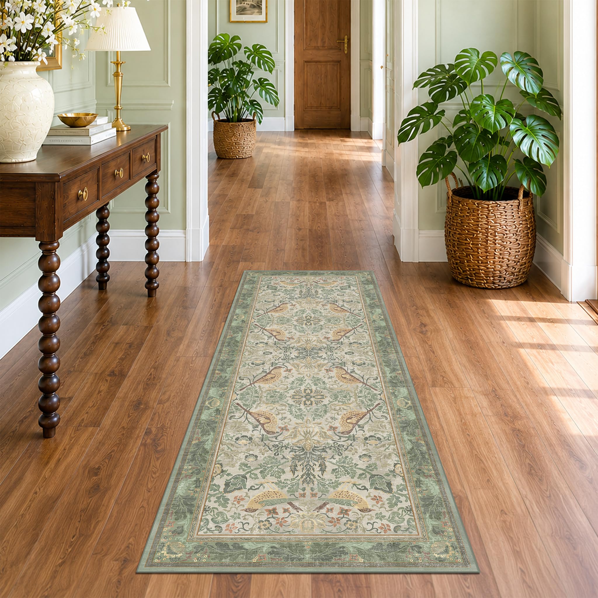 Hazo Haus Boho Long Bathroom Runner Rug 2x6