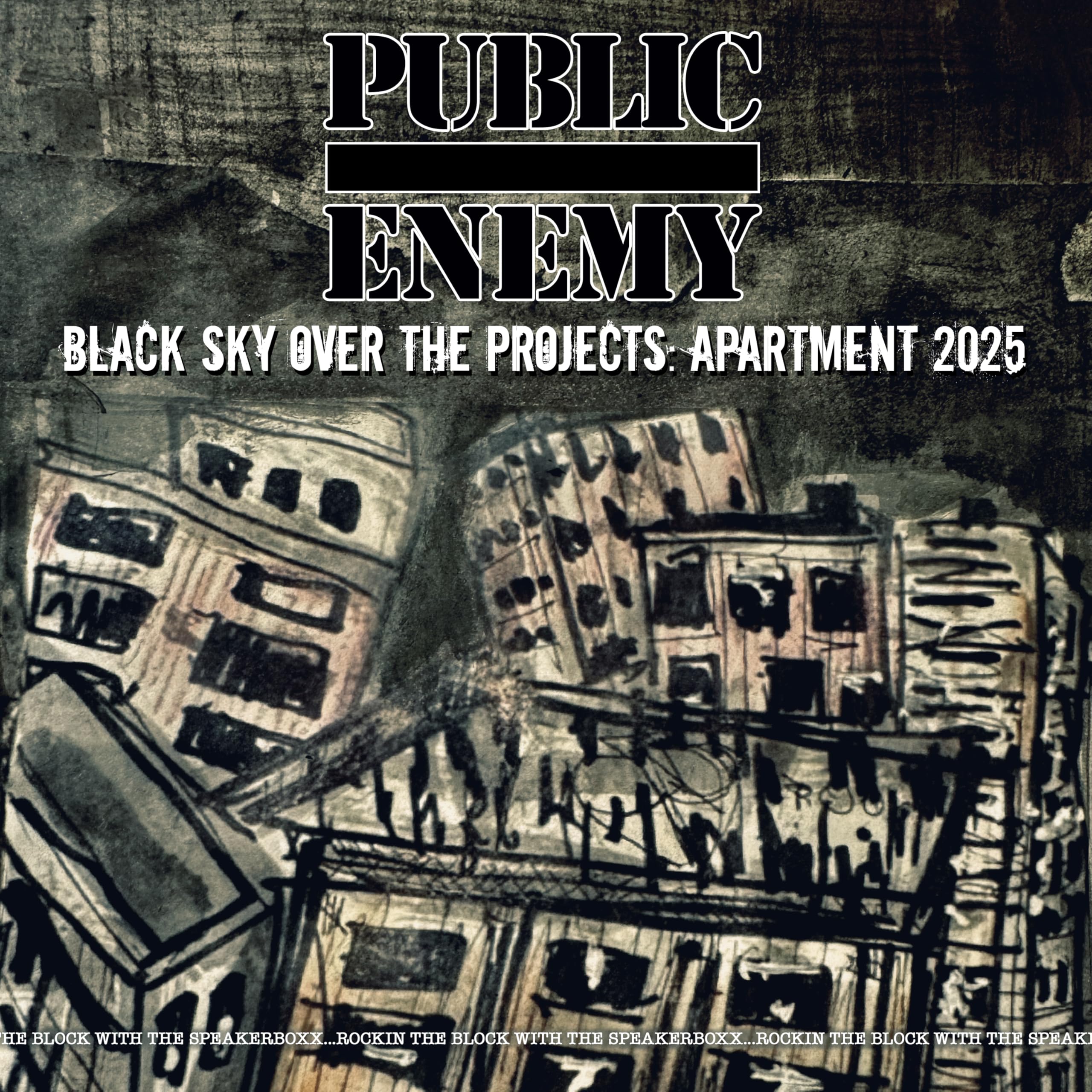 Public Enemy Black Sky Over the Projects: Apartment 2025 Vinyl LP