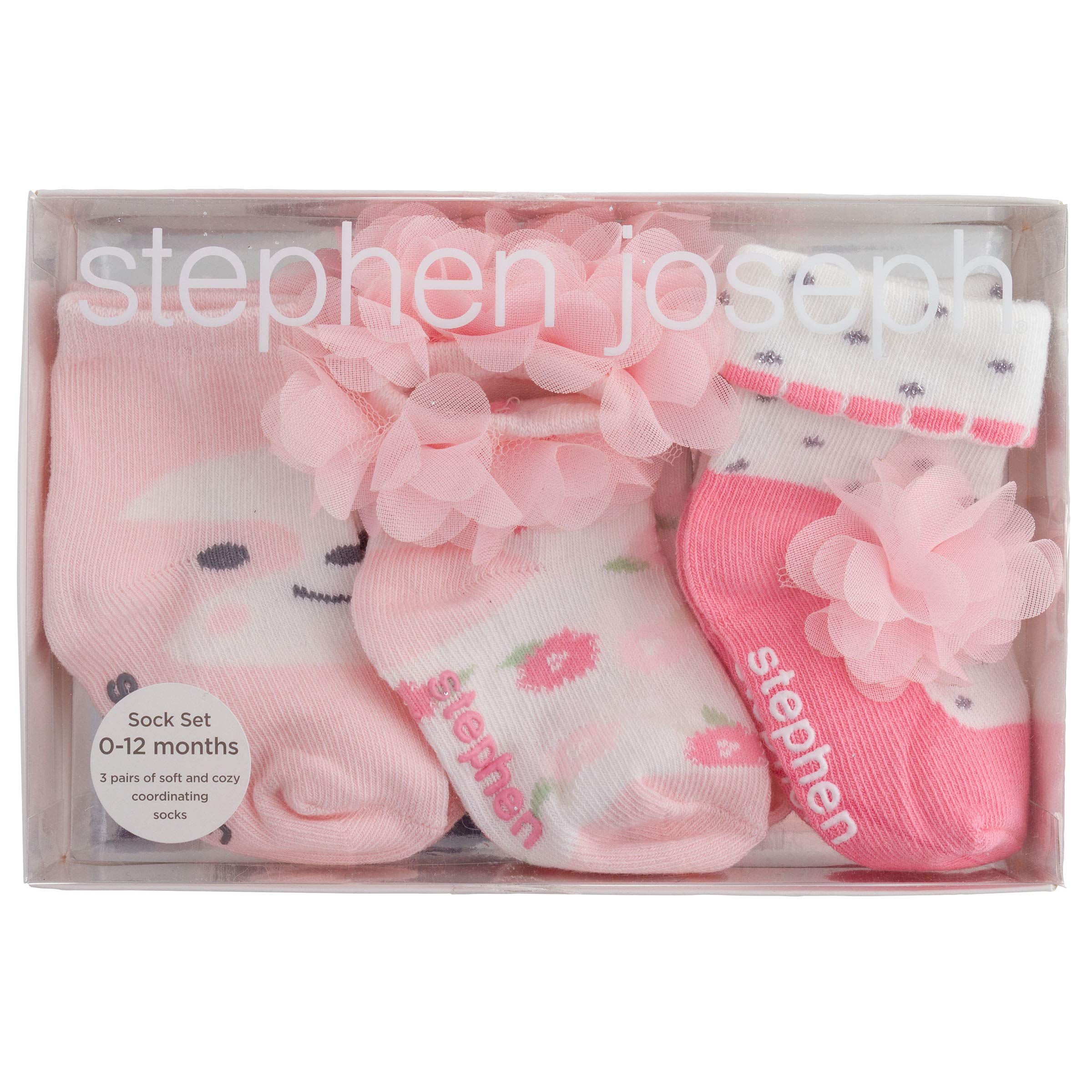 Stephen Joseph Unisex Baby Boxed Sock Set, Socken-Set, in Verpackung