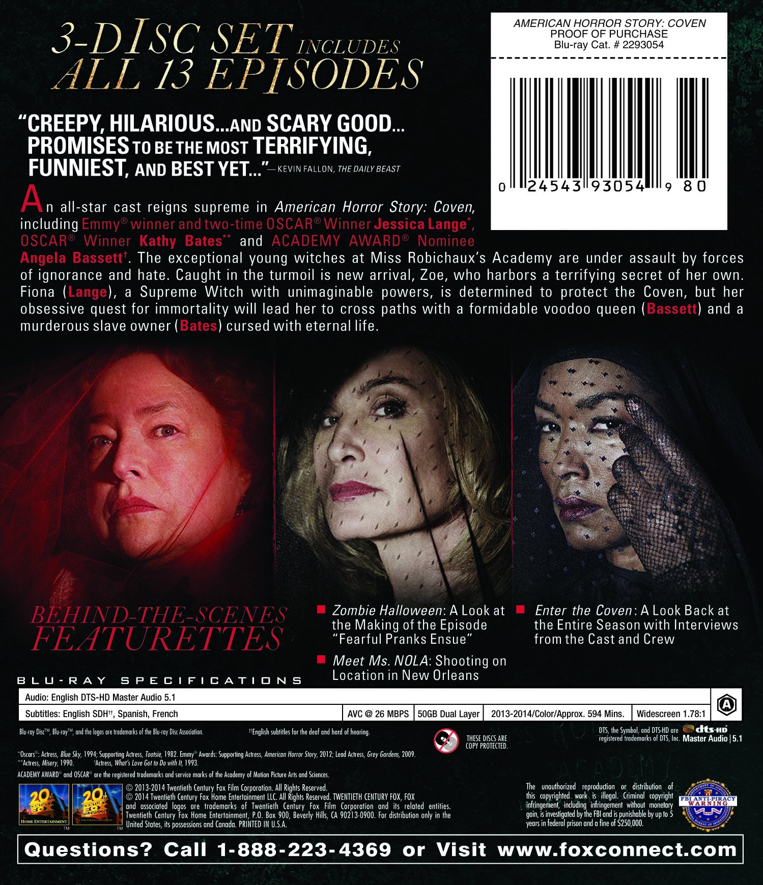 American Horror Story: Coven - The Complete Third Season