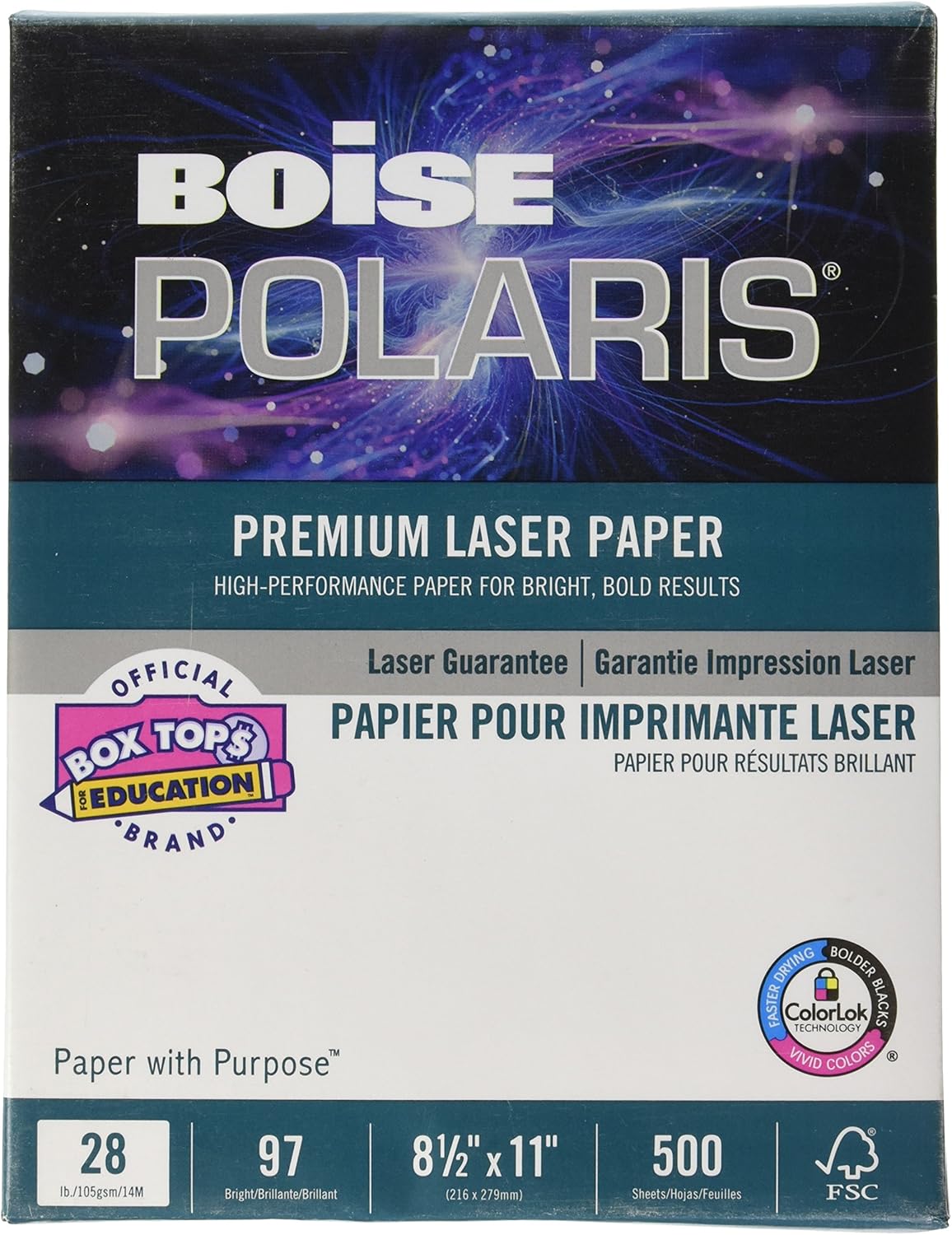 Boise BPL0211 Boise HDP Presentation Laser Paper, 28lb, 81/2 x 11