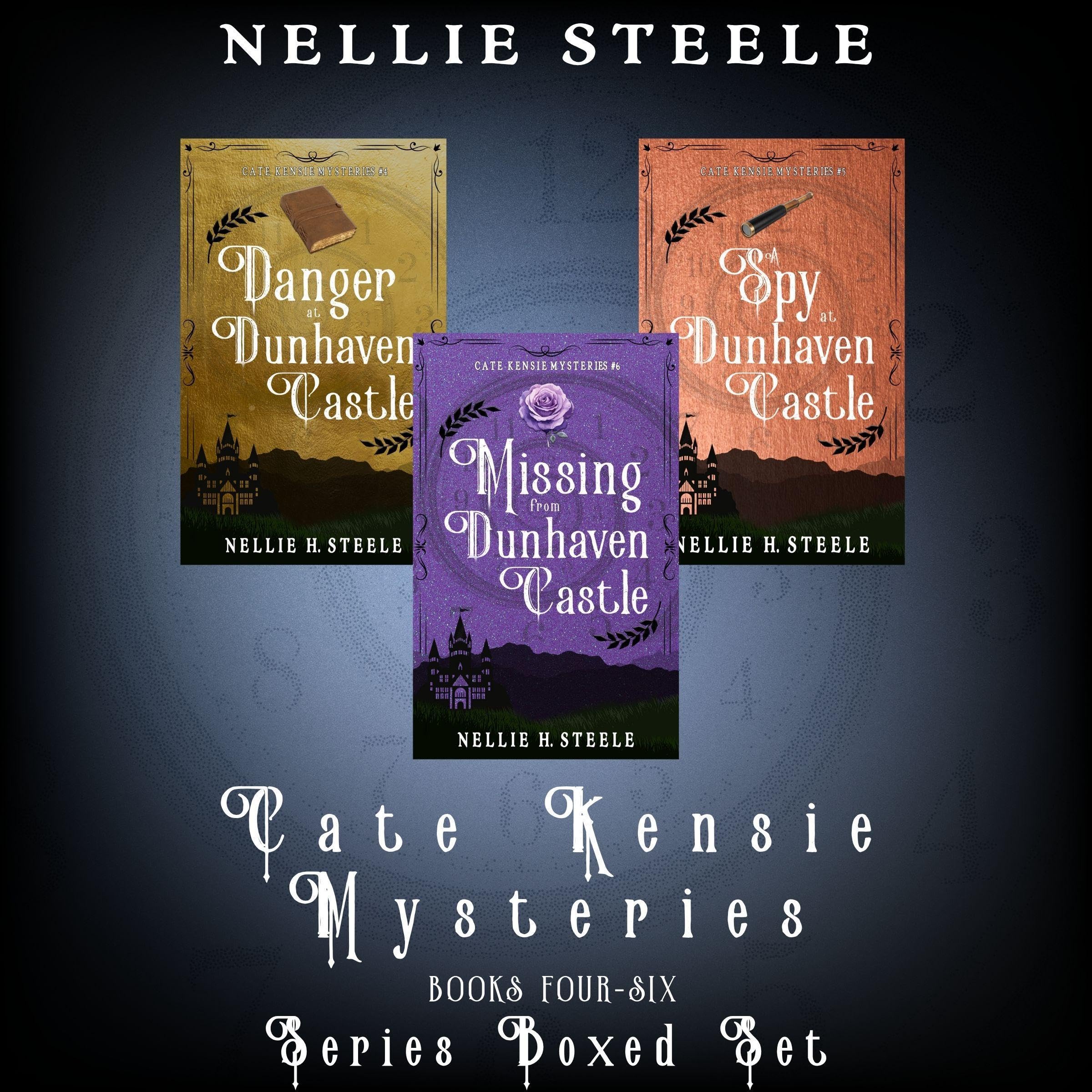 Cover art for Cate Kensie Mysteries Series Boxed Set