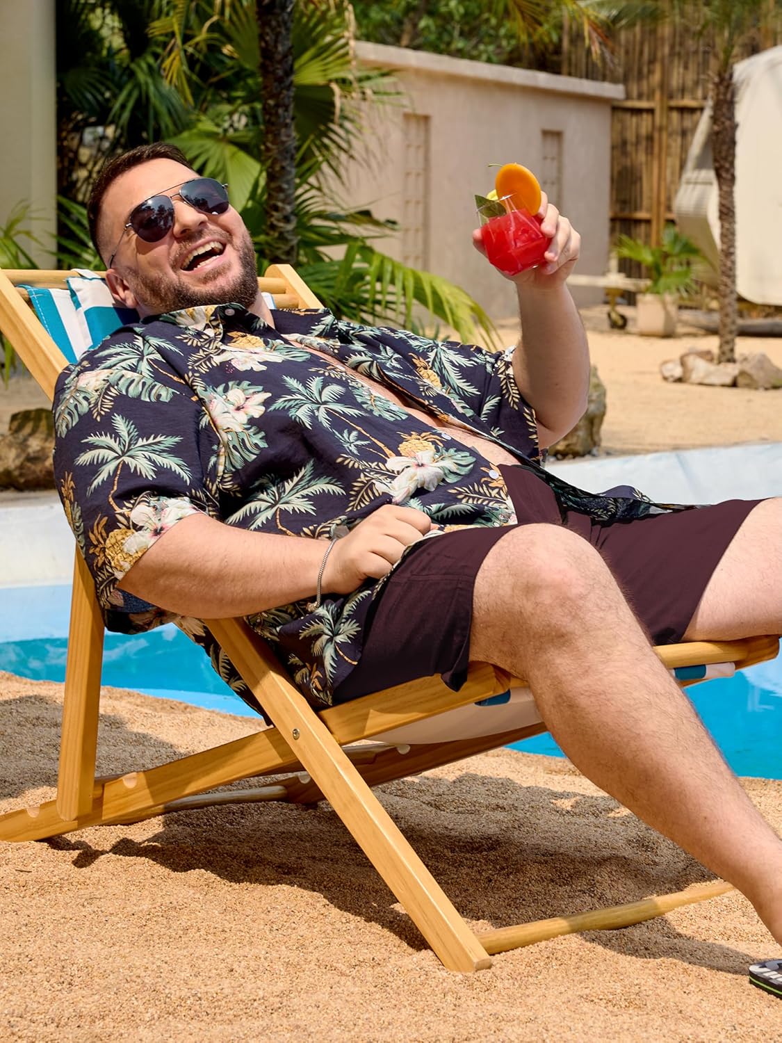 Arcweg Big and Tall Mens Swim Trunks with Mesh Lining Plus Size Swim Shorts Beach Swimsuit Men’s Swim Suits(2XL-6XL) - Image 2