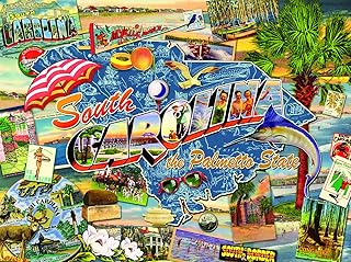 SUNSOUT INC - South Carolina - 1000 pc Jigsaw Puzzle by Artist: Kate Ward Thacker - Finished Size 20