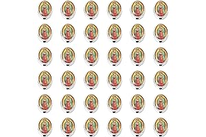 80 Alloy Virgin Guadalupe Beads Miraculous Medal Rosary Centerpiece
