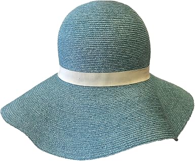 Floppy Sun Hat with White Ribbon 