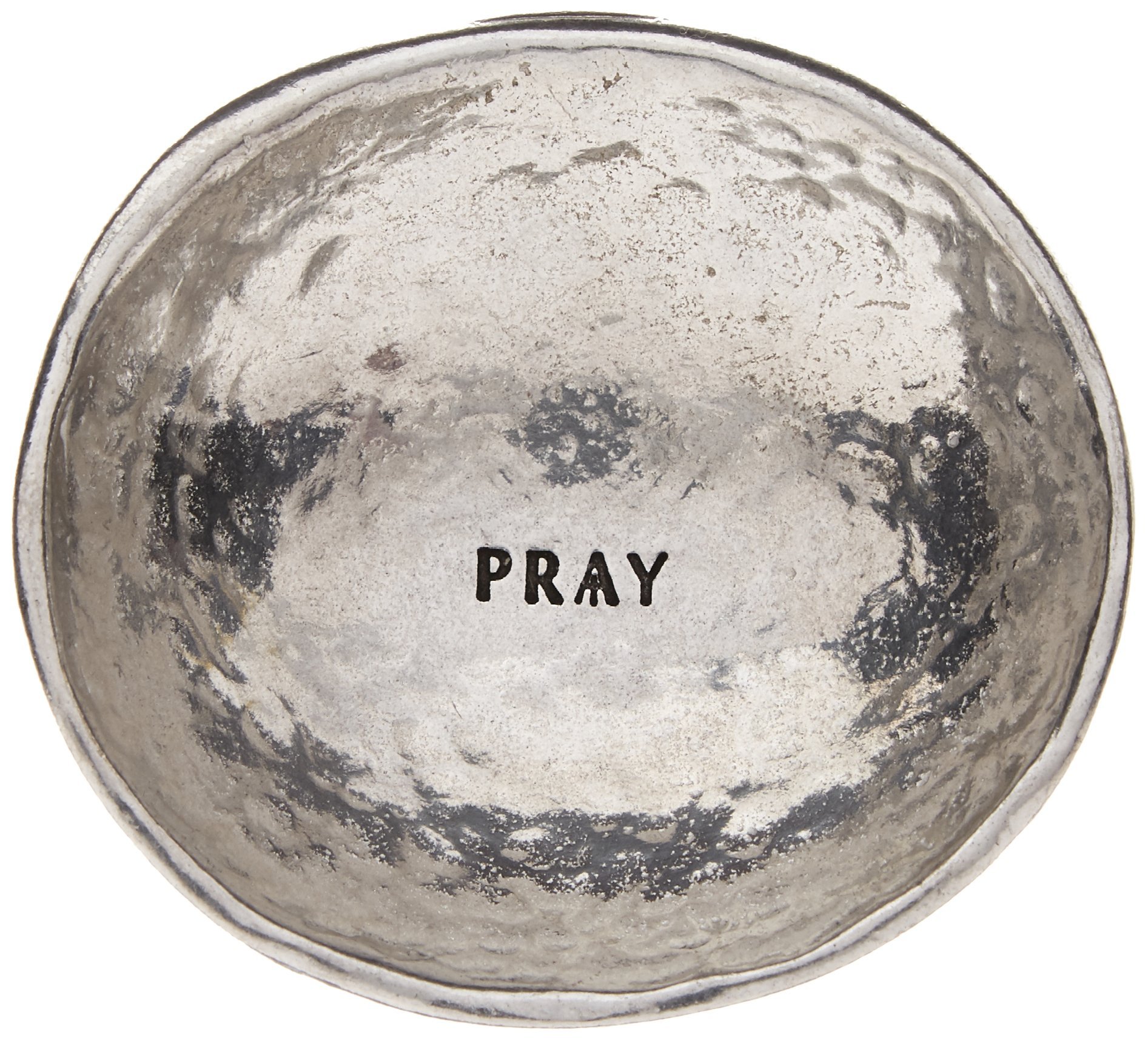 Cathedral Art Pray Trinket Dish, 2-1/2-Inch