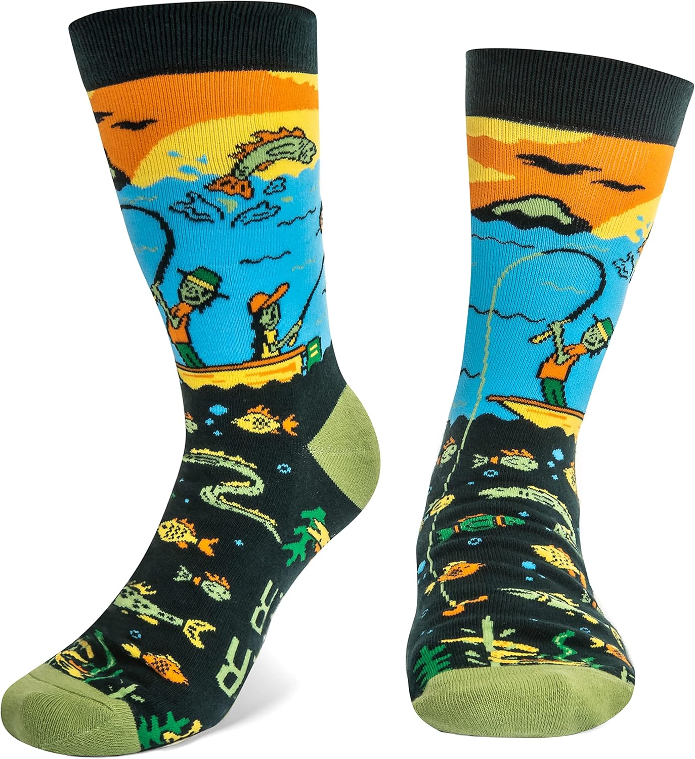 Lavley Fishing and Hunting Socks - Socks for Hunters and Fishermen, Fun Gift for Birthdays, Father’s Day, or Everyday Wear - Image 6