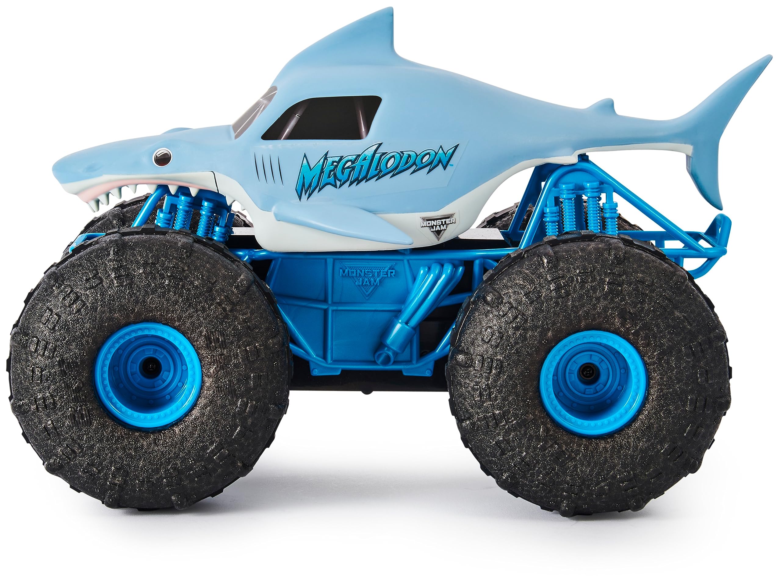 Monster Jam Megalodon Storm, Veicolo Radiocomandato 1:15, RC per Tutti i Terreni, Giocattolo Bambini 4+ Anni