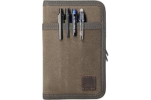 diodrio Field Notes Notebooks Cover for Pocket Notebook with Pen Holder, Water-Resistant...