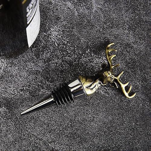 Miniatura 3 de Tapón de botella de vino de ciervo para barman, hombres y mujeres, Acción de Gracias, Hallowmas, Navidad