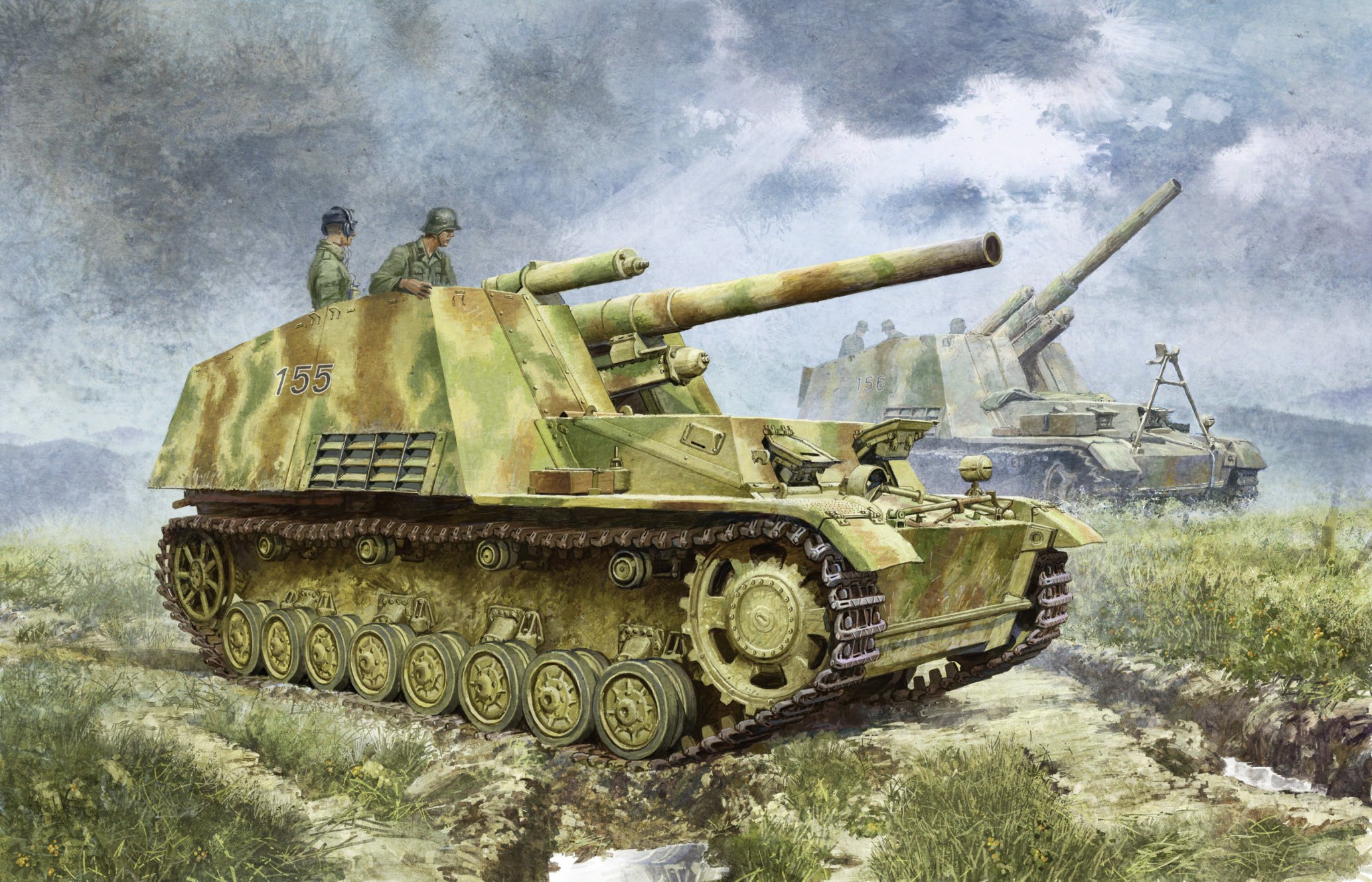 サイバーホビー 1/35 フンメル 後期型 w/金属主砲身&マジックトラック