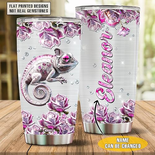 Miniatura 9 de Regalos personalizados de pastor alemán para mujeres, taza de café aislada de acero inoxidable de 20 onzas, vaso de viaje, Navidad, cumpleaños, día