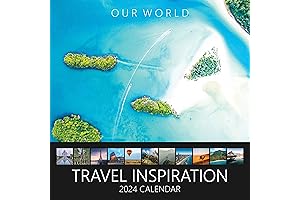 2024 Wall Calendar World Travel