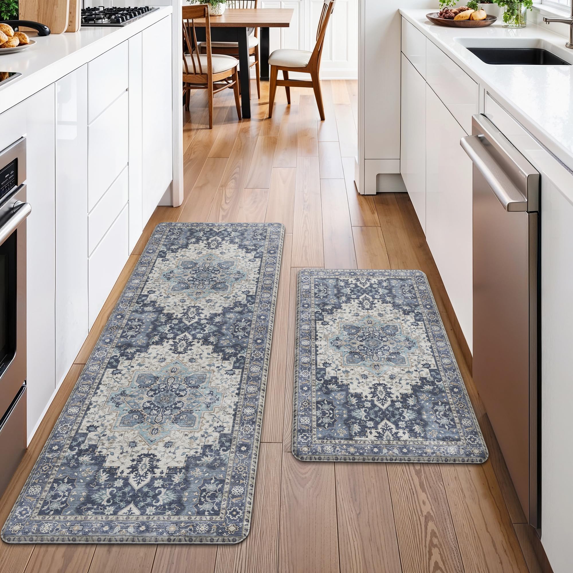 GENIMO Kitchen Mats For Floor 2PCs, Washable Anti Fatigue - View #4