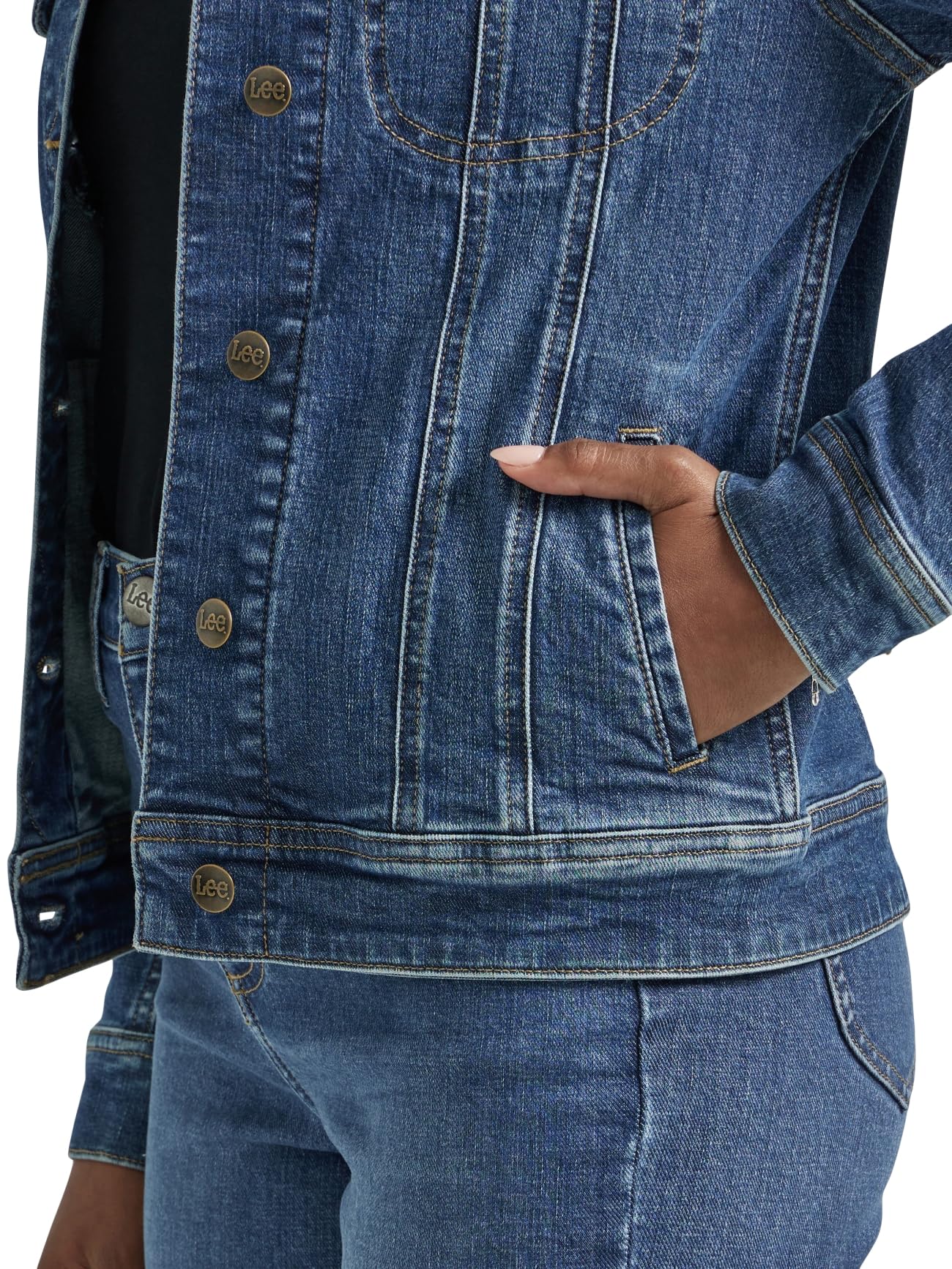 Lee Rider Jacket Giacca di Jeans Donna