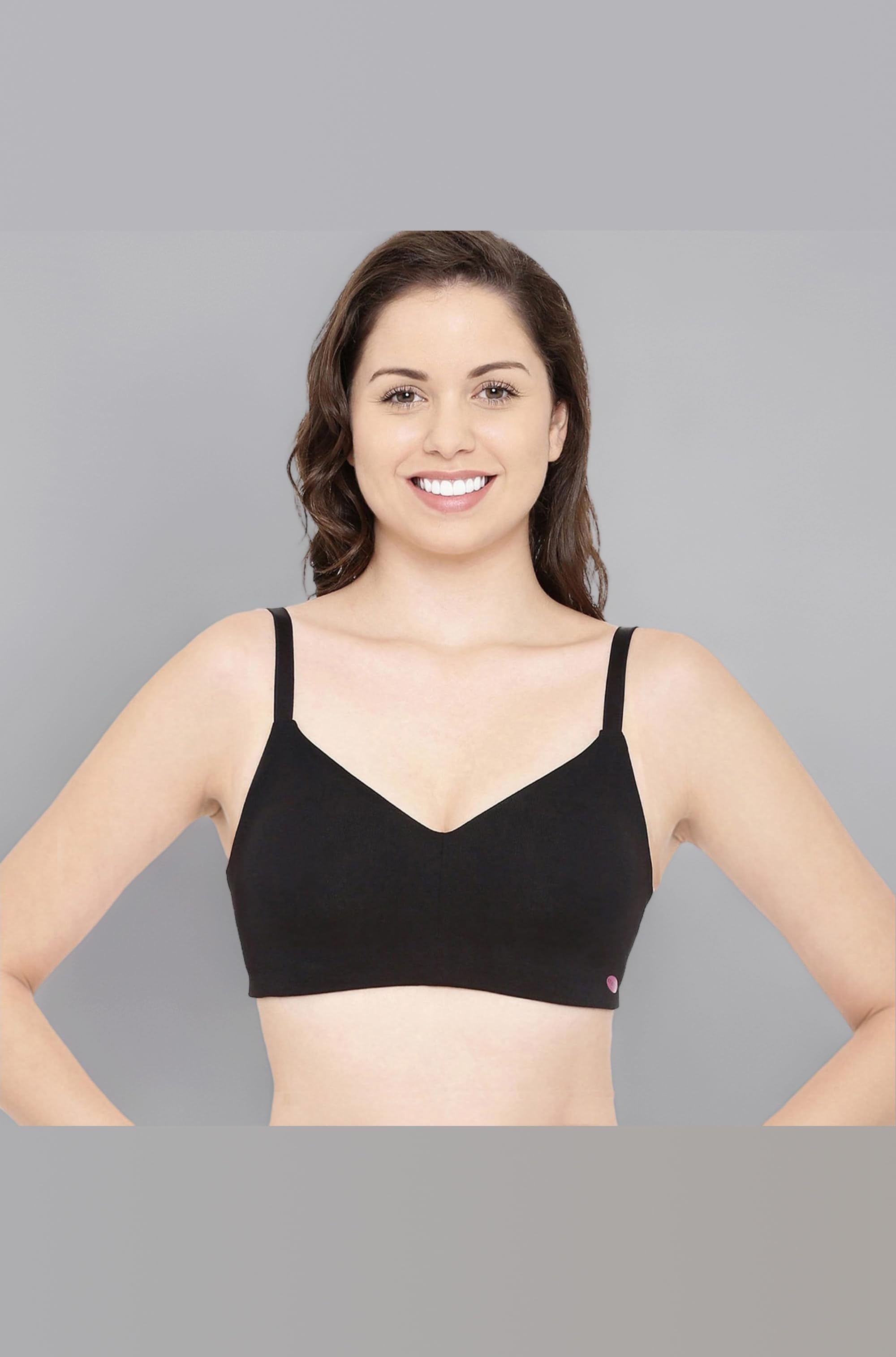 - Women's Everyday Cotton T-Shirt Bra - Non-Padded, Non-Wired, Full-Coverage, Pinch-Free, Ultra-Smoothing Design