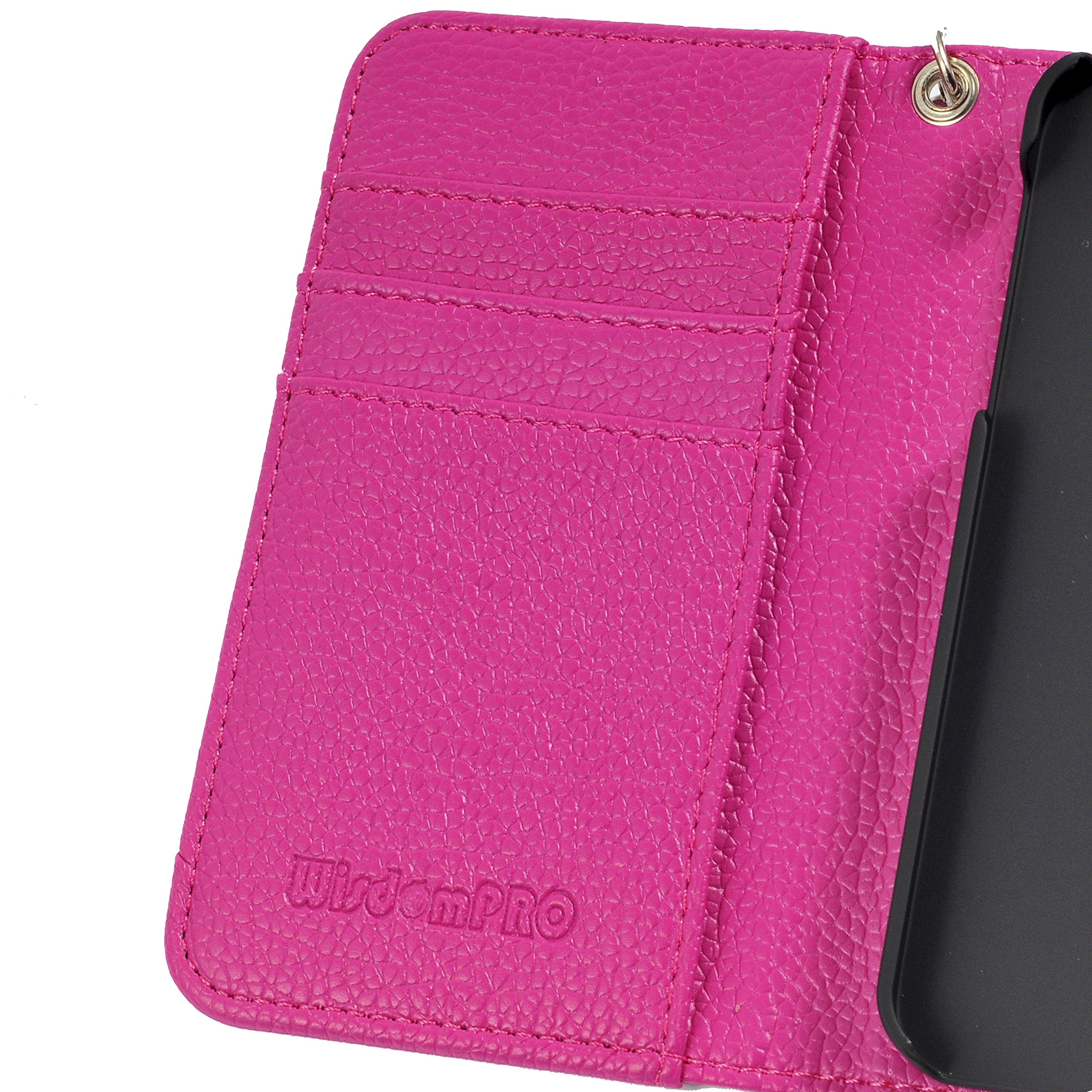 For Apple iPhone 16 Plus (6.7) PU Leather Wallet Cover with Credit Card Holder, Kickstand & Mirror Inside Slim Fit TPU & PC Hybrid Design Cover, XPM Phone Case [Black