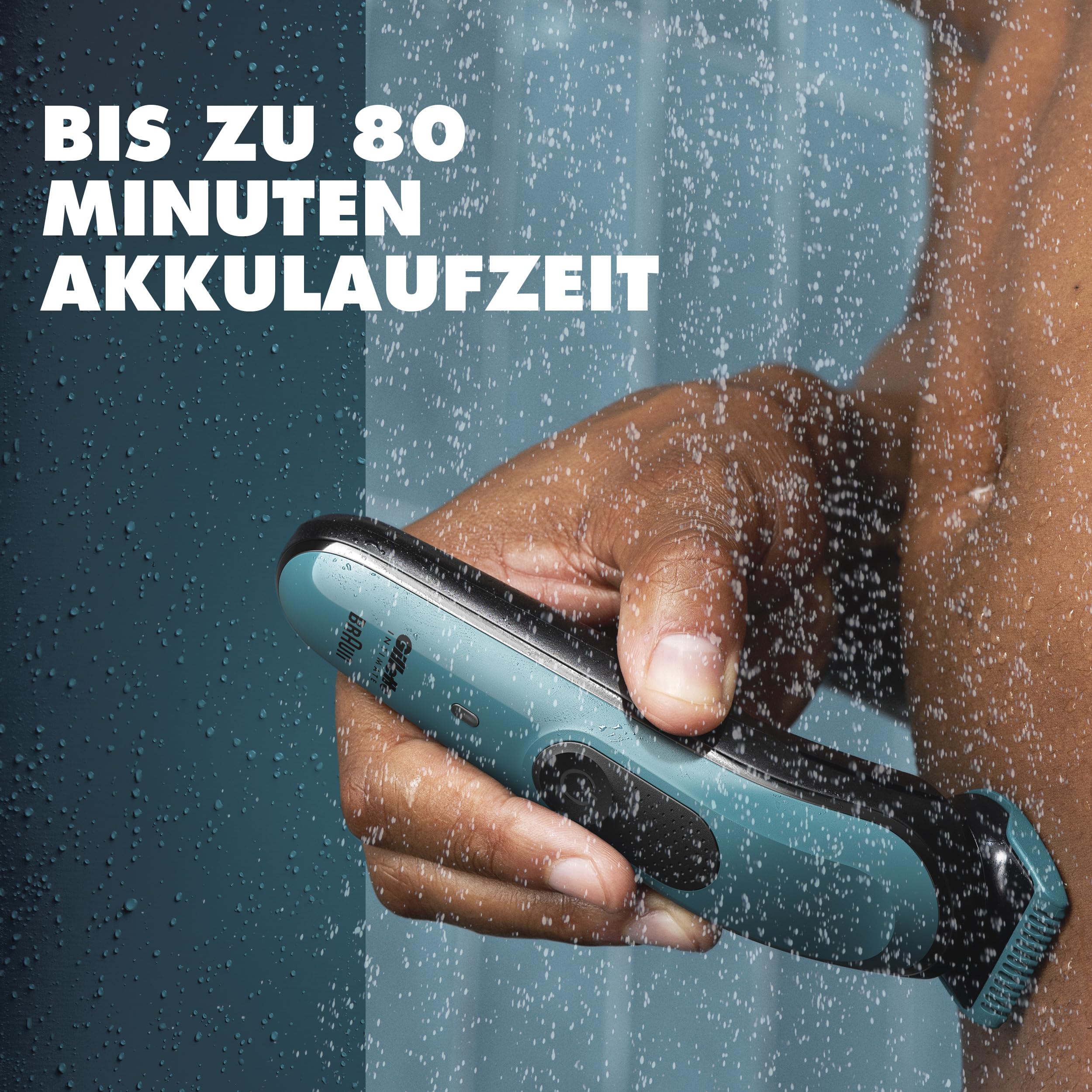 Gillette Intimate i3 Elektrischer Körperrasierer Herren, SkinFirst Intimrasierer, Wasserdicht, Kabellos