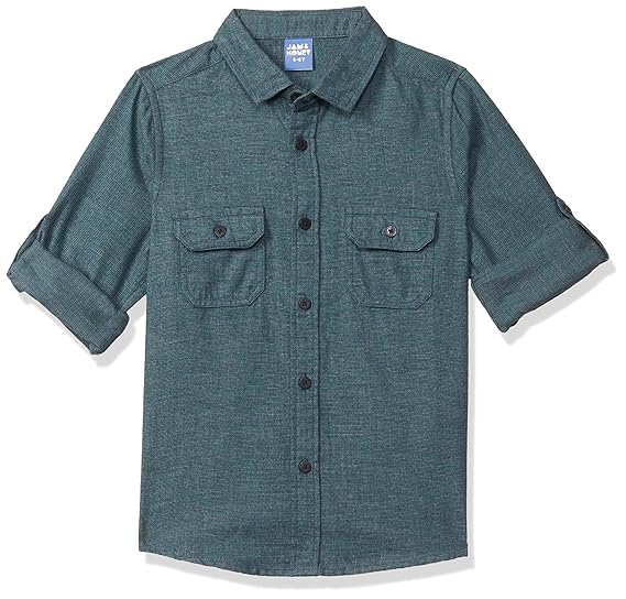 Amazon Brand - Jam & Honey Boys Regular Fit Shirt